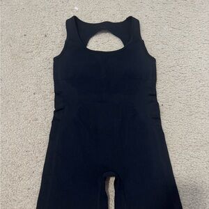 Black Sleeveless Jumpsuit